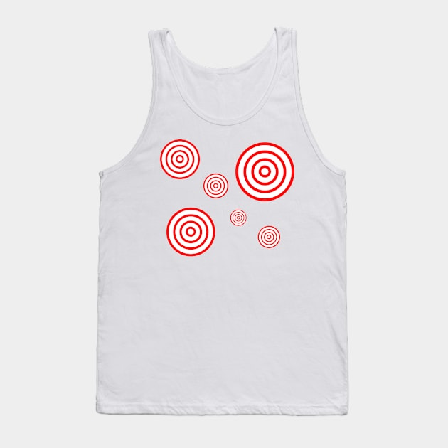 red target archery design Tank Top by Artistic_st